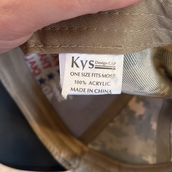 American Flag and Camo Baseball Cap - Picture 7 of 8